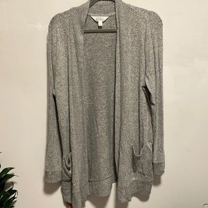 Market & Spruce Cardigan, Grey, Size Large.